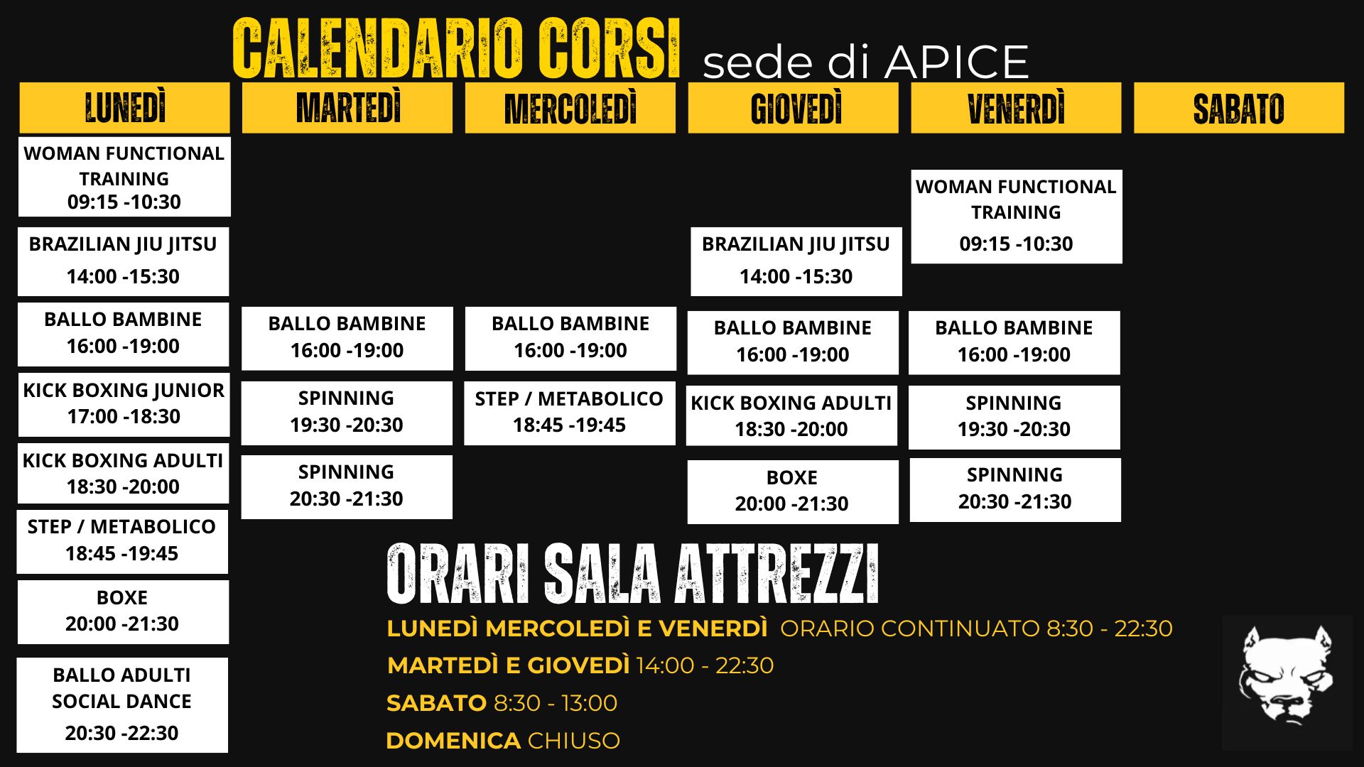 Calendario Corsi Apice maggio 2.25
